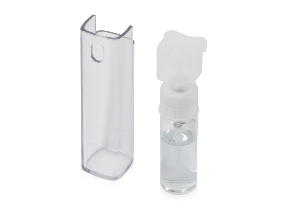 Антисептик для рук перезаправляемый, 10 мл., прозрачный-1