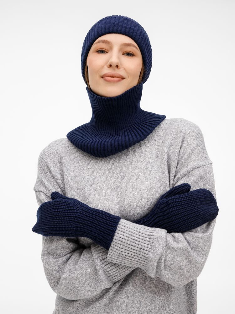 Шапка Catch Match, темно-синяя-4