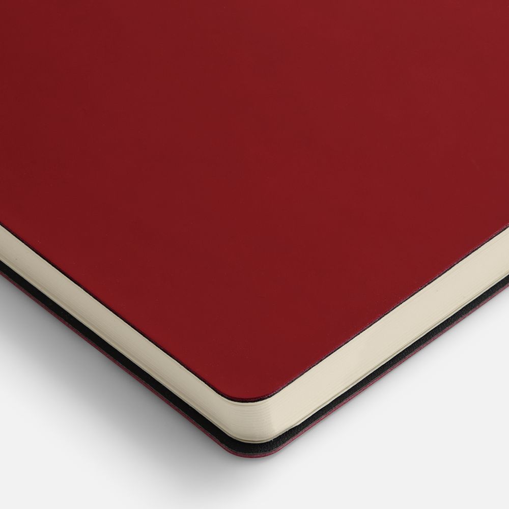 Ежедневник Flex Shall New, недатированный, красный-3