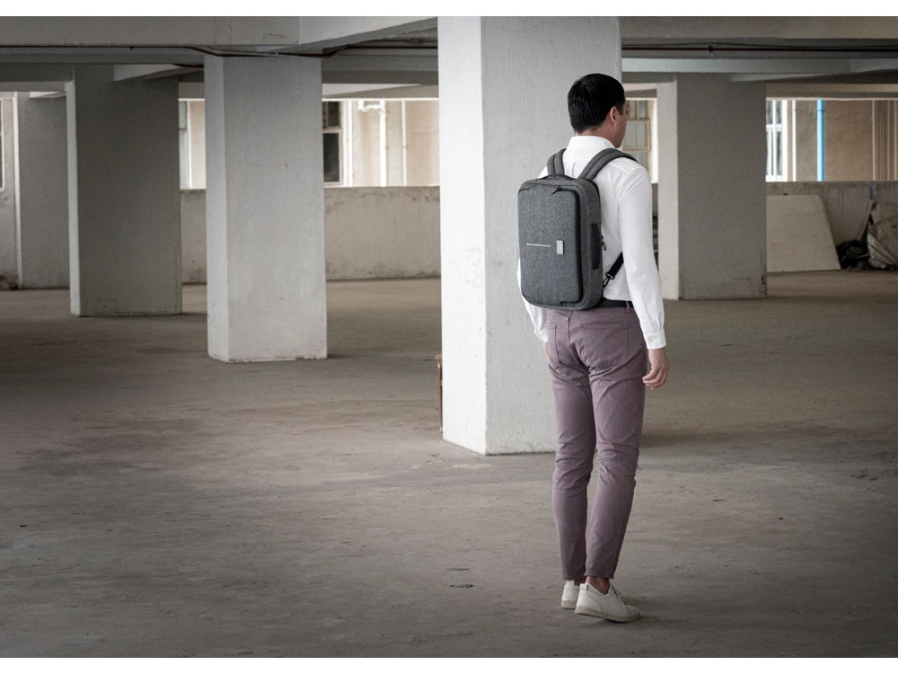 Рюкзак-трансформер Specter Hybrid для ноутбука 16'', серый-4