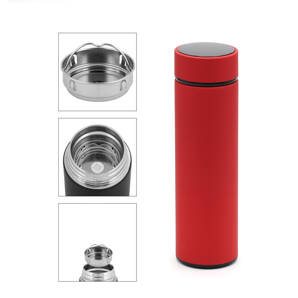 Термос Indy софт-тач, Красный-1