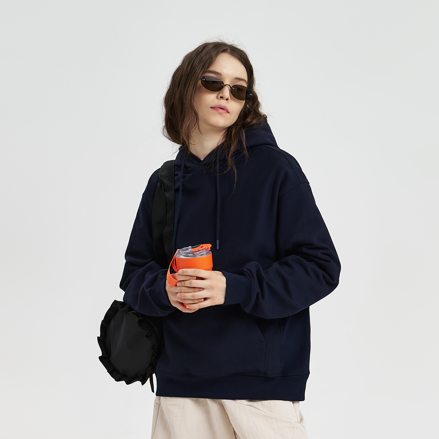 Термокружка вакуумная Monaco, оранжевая-9