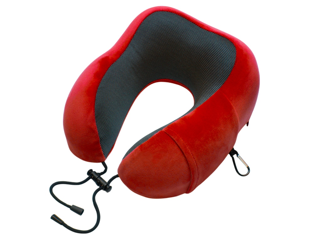 Подушка Dream с эффектом памяти, с кармашком, красный-0