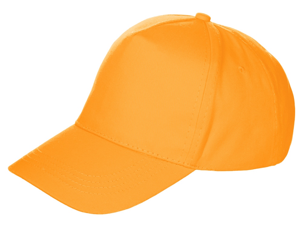 Бейсболка Мемфис 230 5-панельная, оранжевая-3