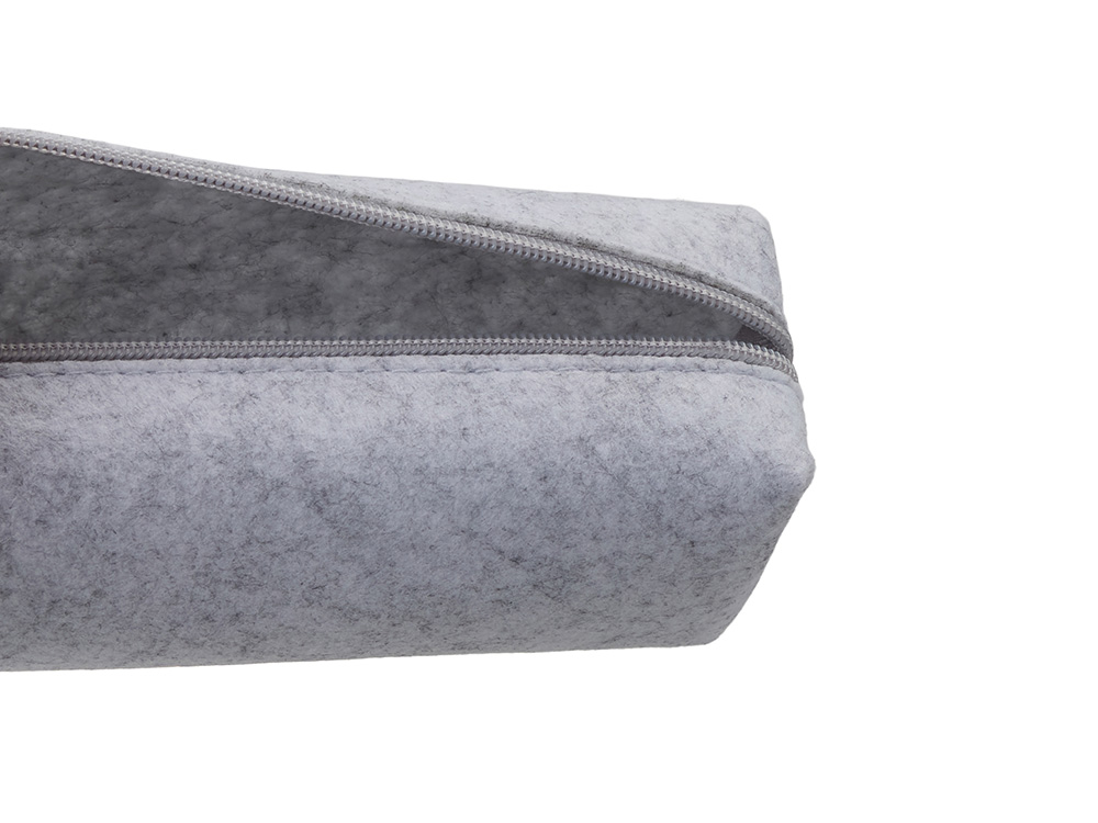 Пенал Felt из RPET-фетра, светло-серый-5