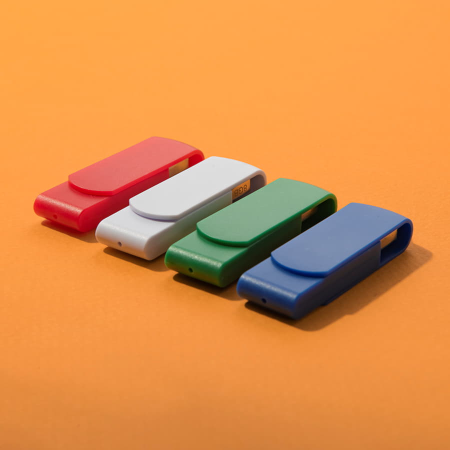 USB flash-карта SWING (8Гб), синий, 6,0х1,8х1,1 см, пластик, синий-3