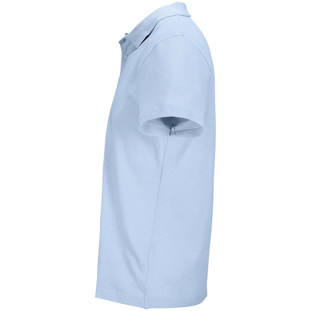 Рубашка поло унисекс Pulse, голубая-2