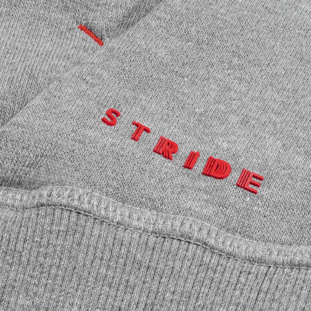 Двусторонняя толстовка Revers, серая с красным-3