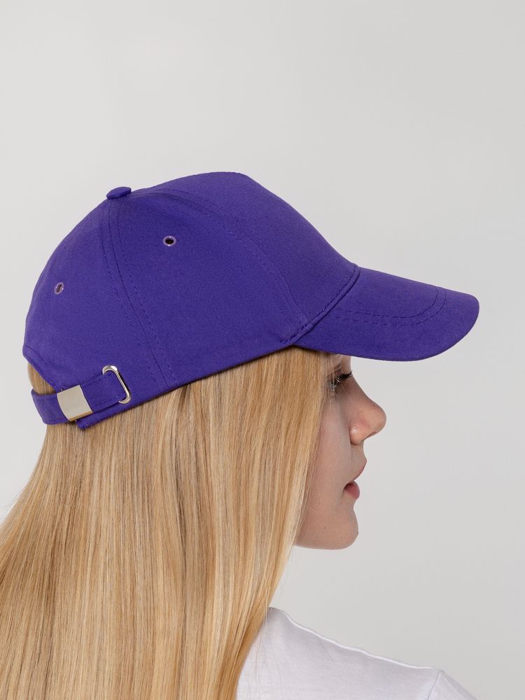 Бейсболка Convention, фиолетовая-4