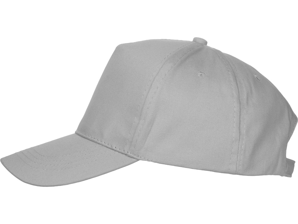 Бейсболка Мемфис 230 5-панельная, серая-5