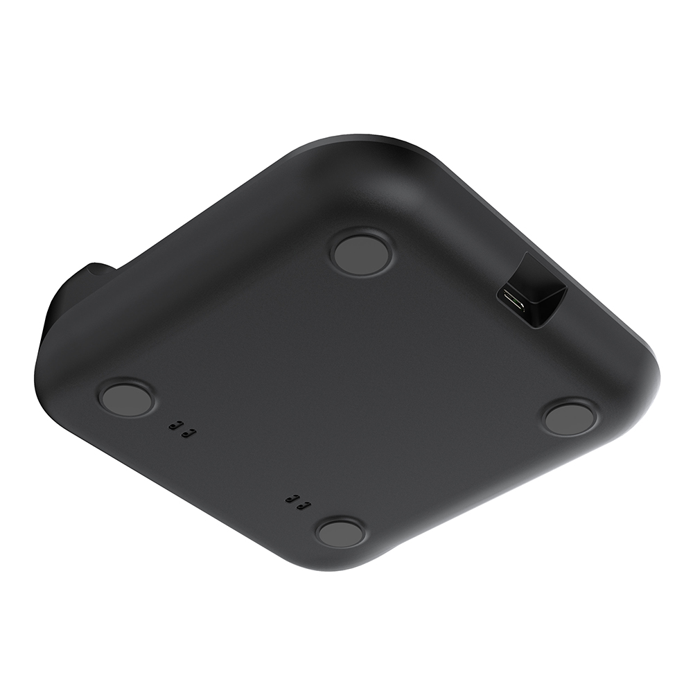 Часы с беспроводной зарядкой Drake 3в1, Черный-4