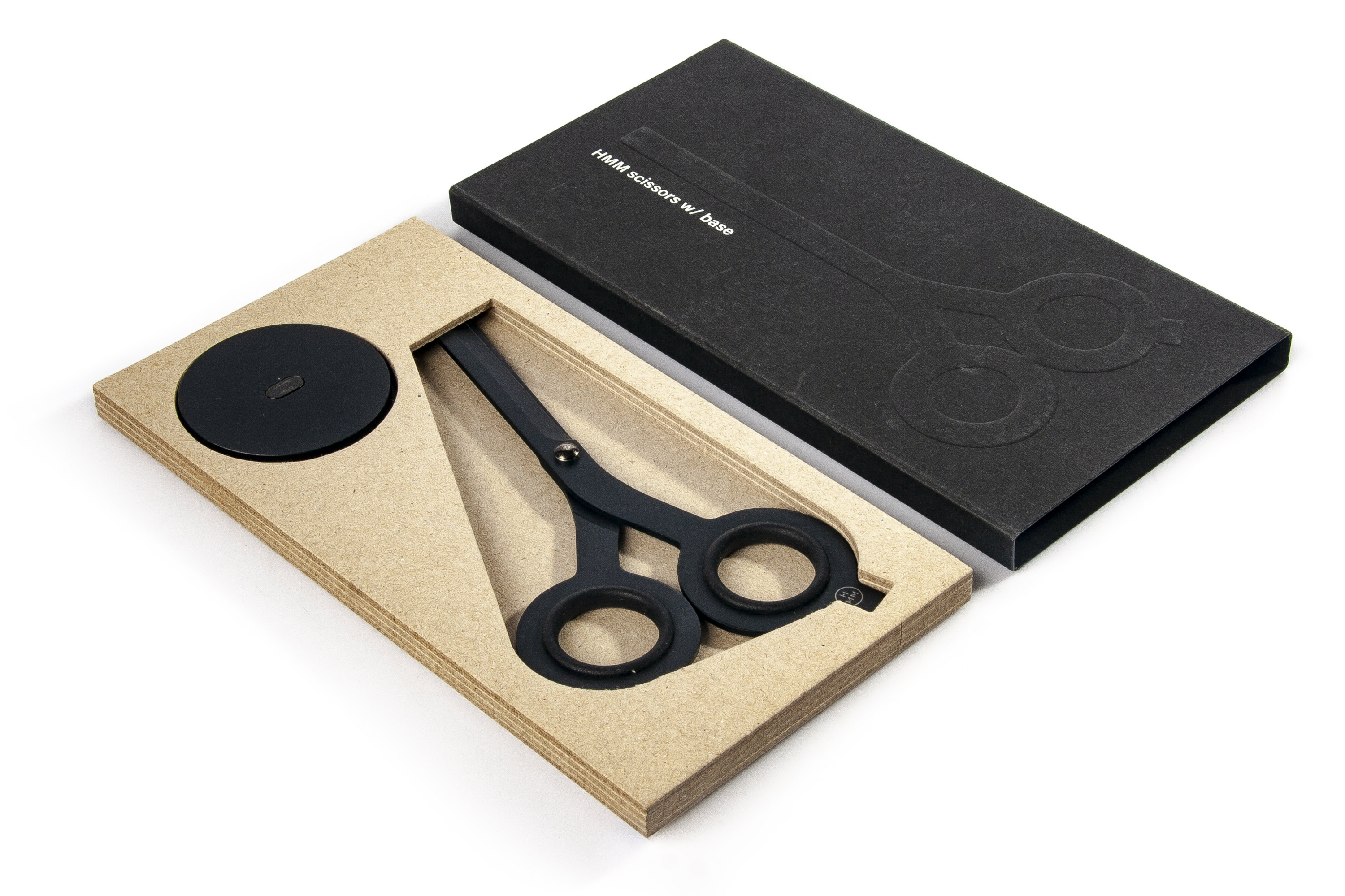 Настольные ножницы на магнитной подставке SCISSORS BLACK черные-2