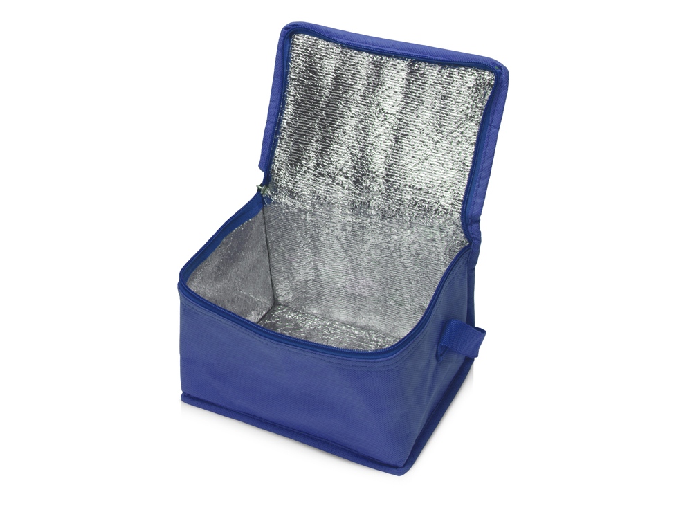 Сумка-холодильник Reviver из нетканого переработанного материала RPET, синий-3