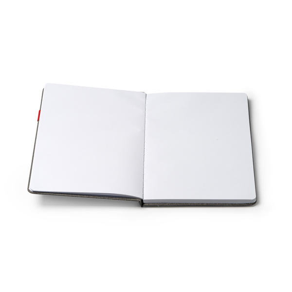 Блокнот A5 SIKAS в твёрдом переплёте, Серо-красный-2