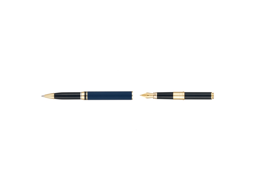 Ручка 2 в 1 шариковая и перьевая Pierre Cardin COMBI PEN, цвет - синий. Упаковка Е-4