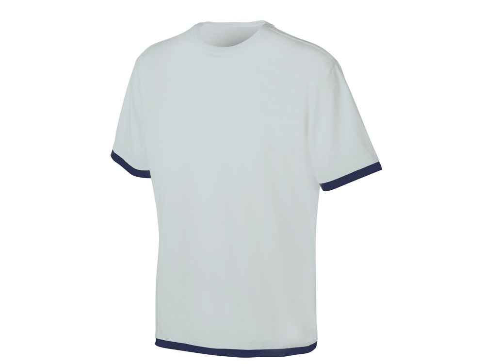 Футболка Rotterdam мужская, жемчужный/темно-синий-4