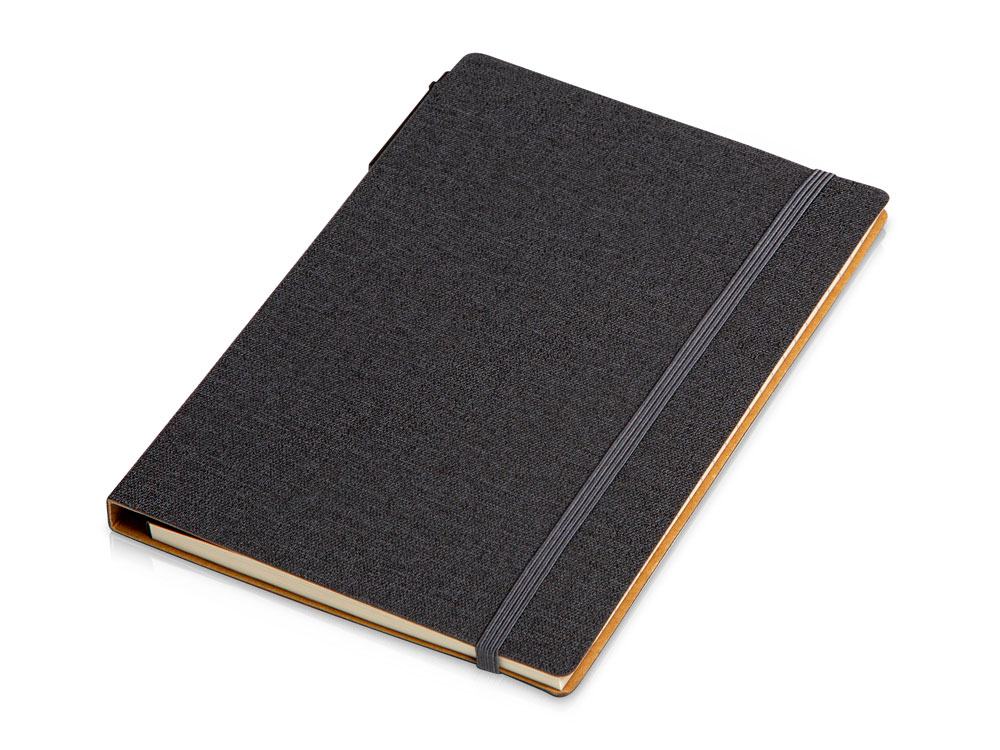 Блокнот с ручкой и набором стикеров А5 Write and stick, черный-0