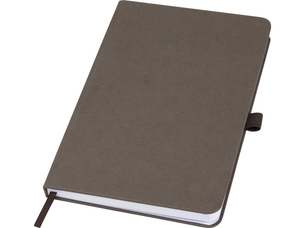 Блокнот Fabianna с мятой бумагой в твердой обложке, coffee brown-0