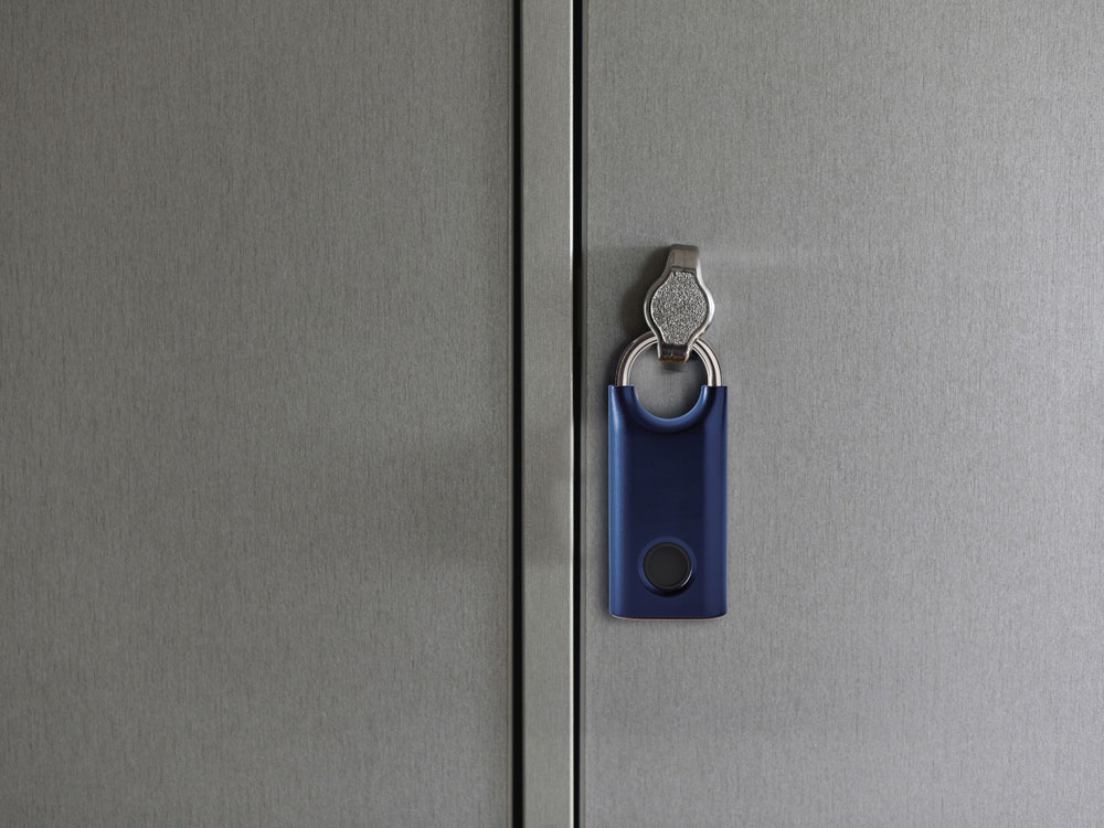 Замок с сенсором Noma Lock, темно-синий-5