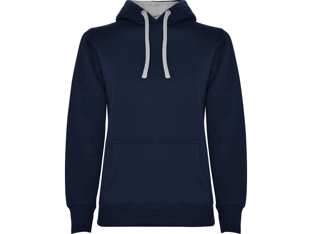 Толстовка с капюшоном Urban женская, нэйви/серый-0