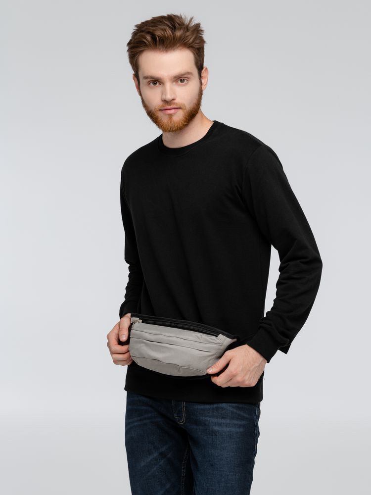 Поясная сумка Urban Out, серая-3