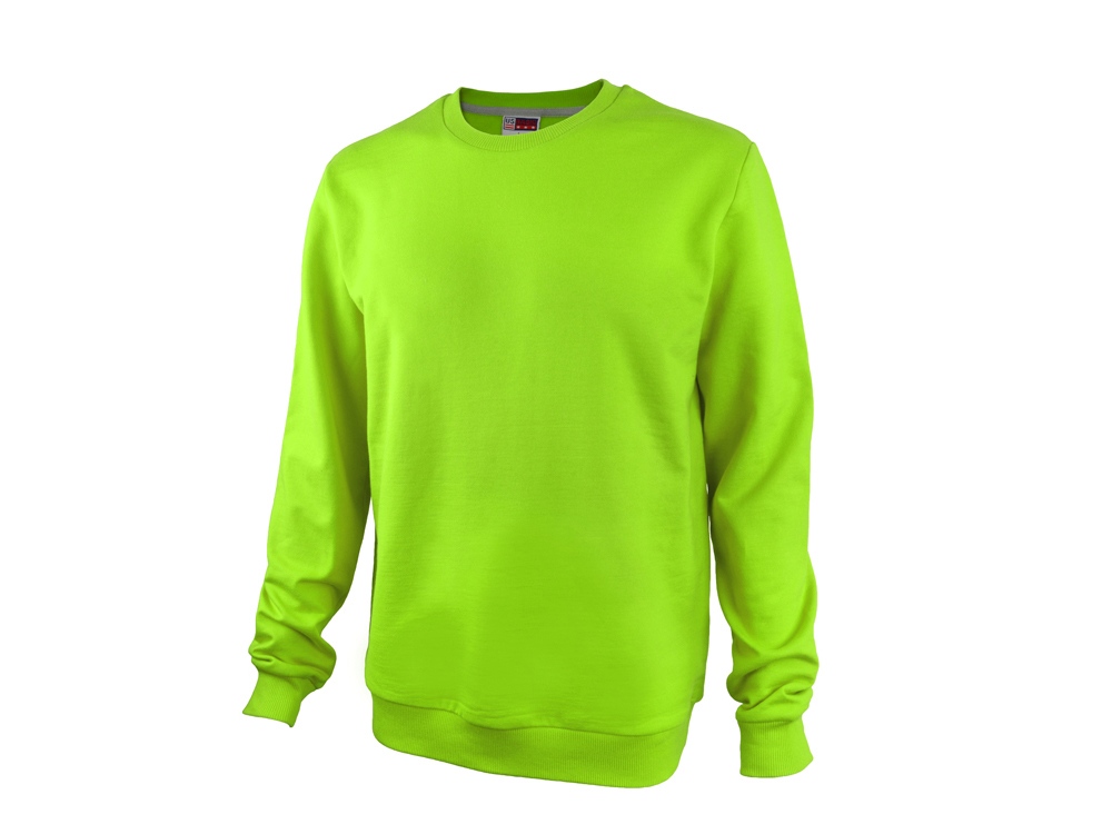 Свитшот Motion унисекс с начесом, зеленое яблоко-6