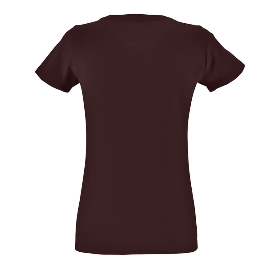 Футболка REGENT FIT WOMEN, тёмно-бордовый, M, 100% х/б, 150 г/м2, красная вишня-1