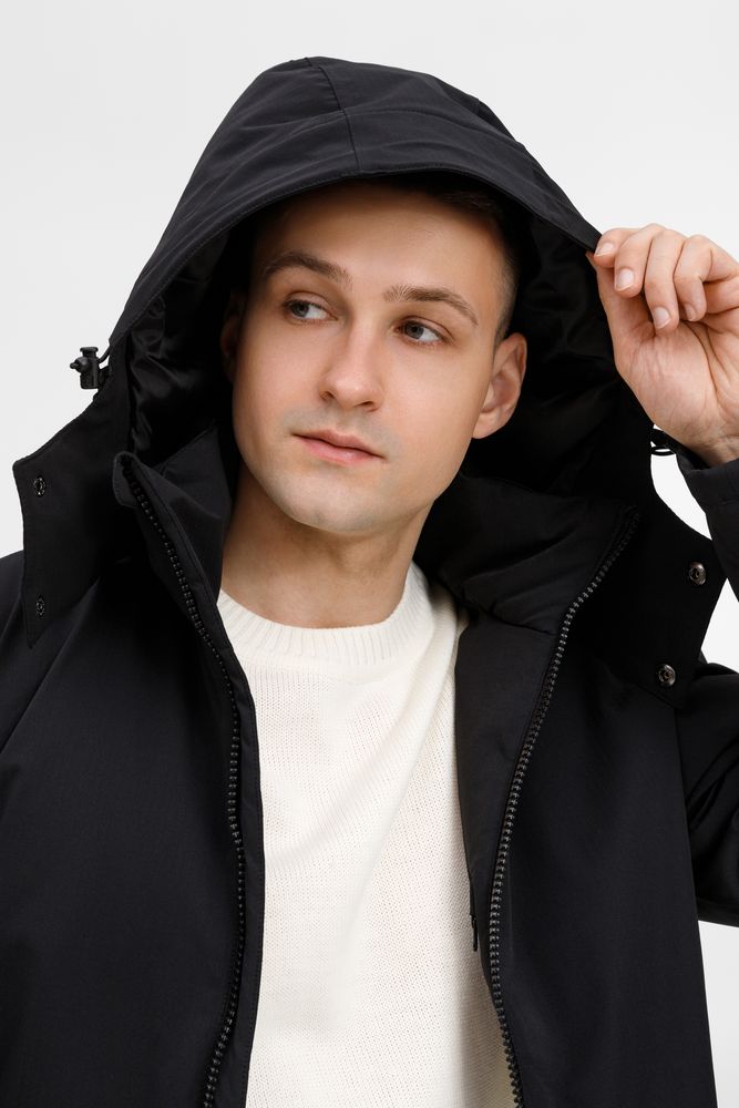 Куртка-парка унисекс Sfera, черная-7