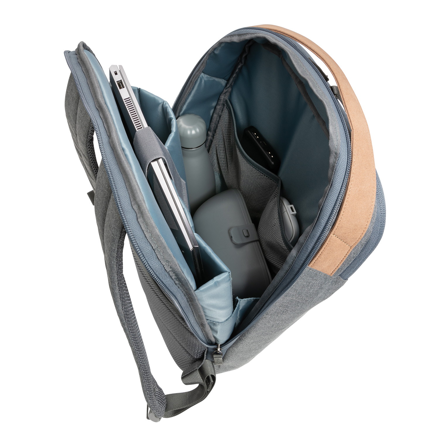 Двухцветный рюкзак Impact из RPET AWARE™ для ноутбука 15.6"-9