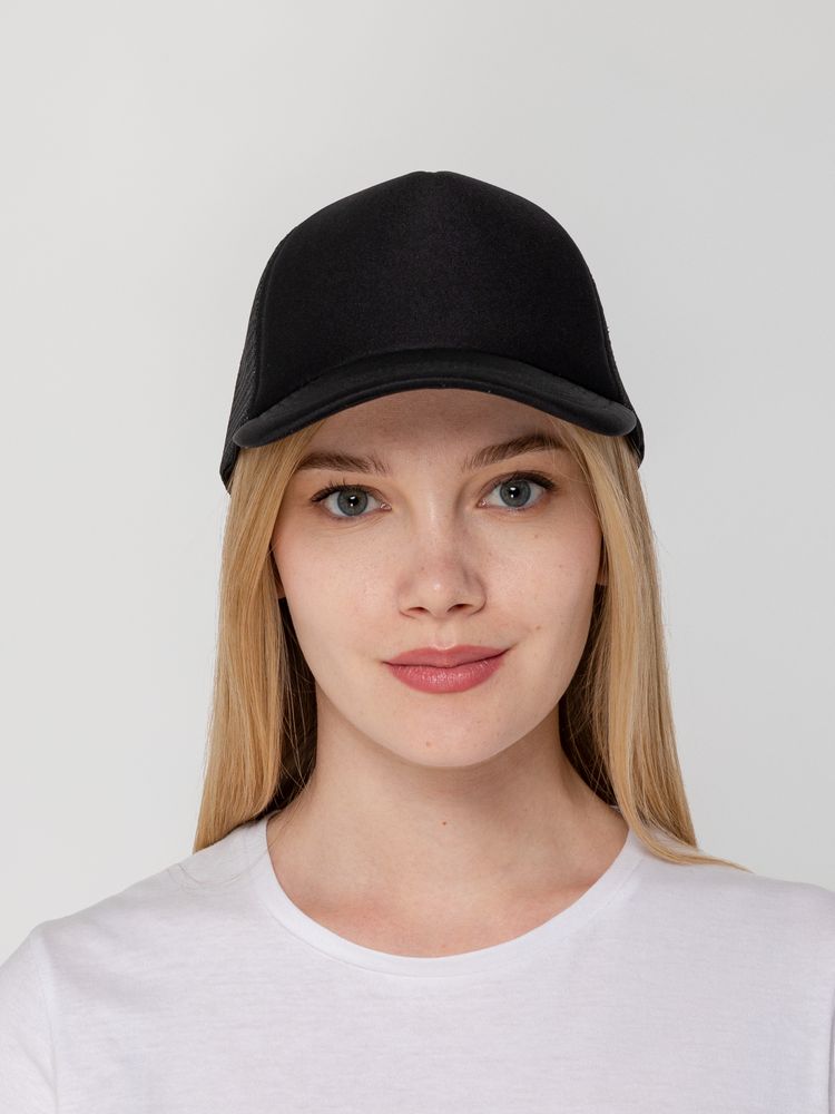 Бейсболка Sunbreaker, черная-5