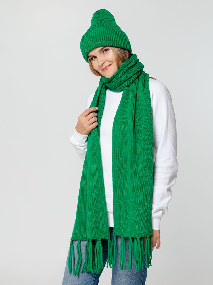 Шапка Flette, зеленая-3