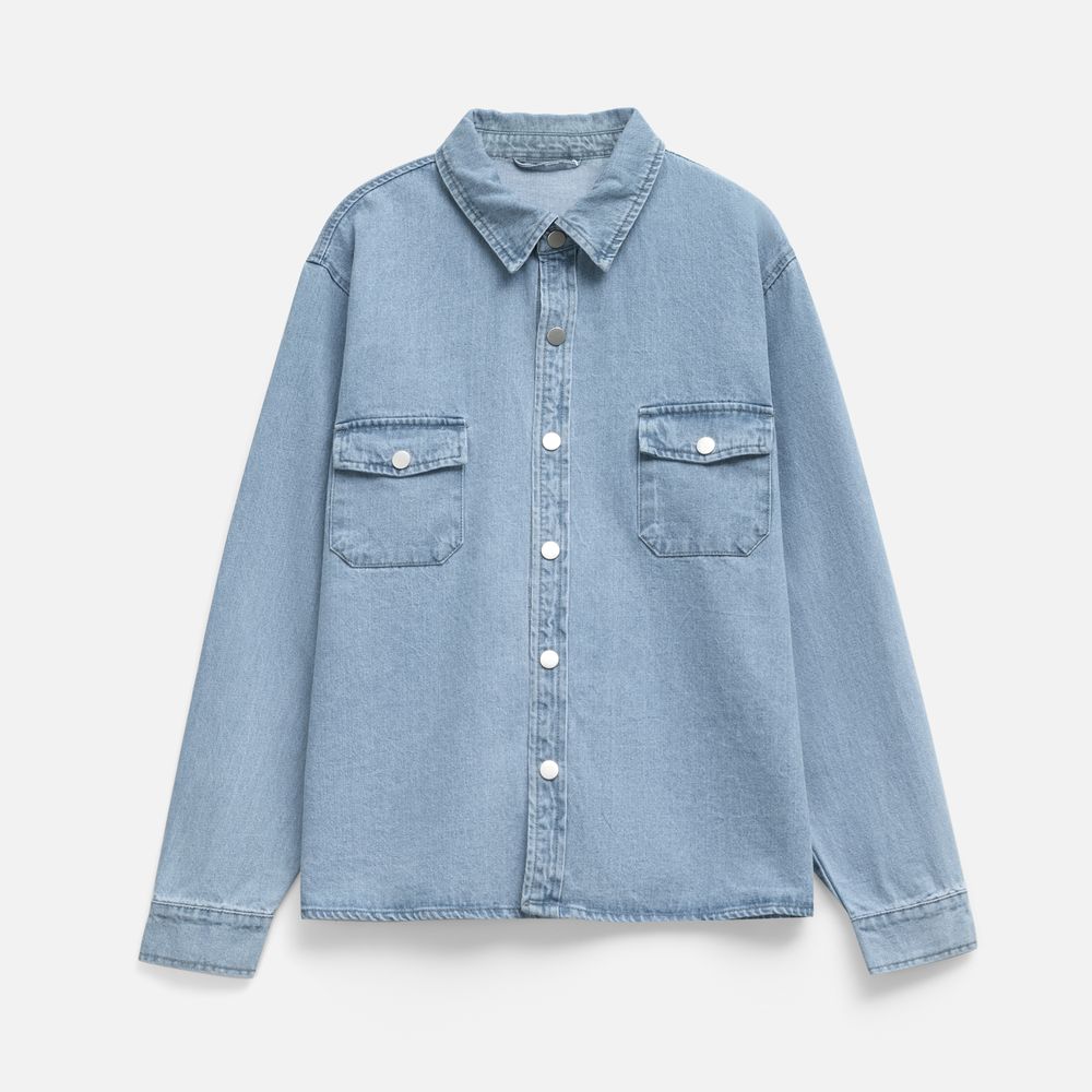 Куртка джинсовая O3, голубая-1