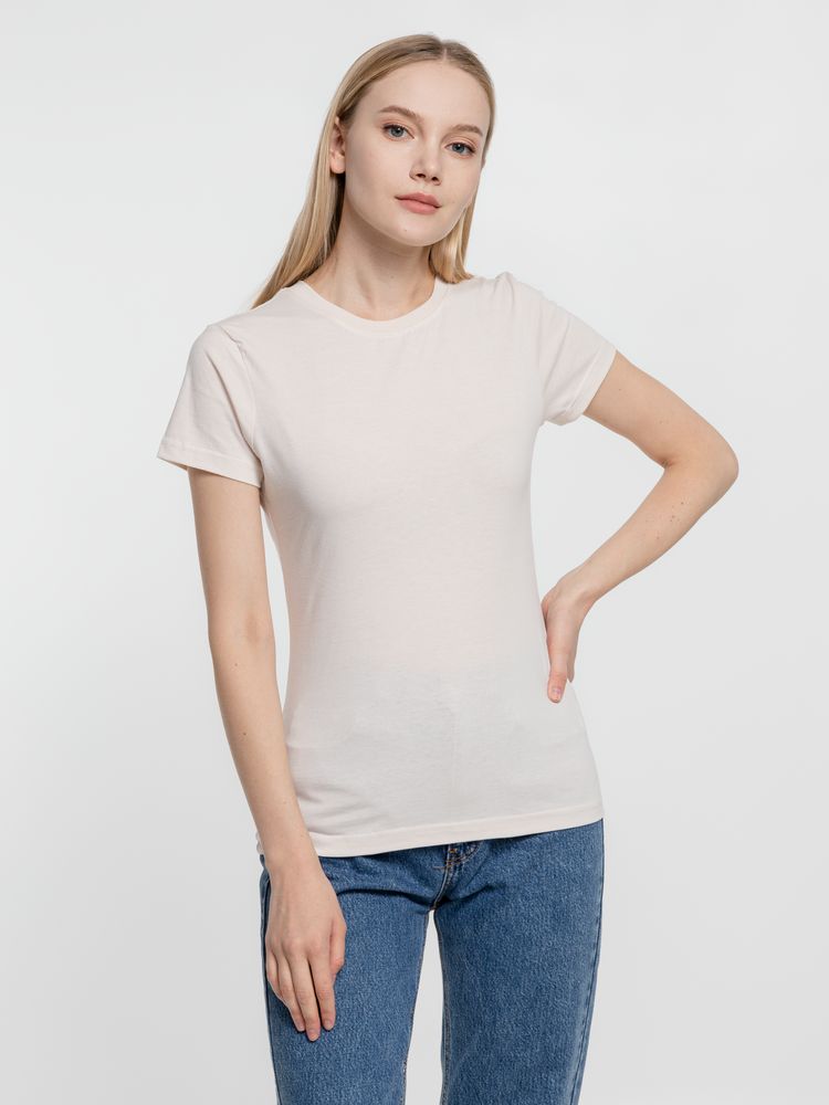 Футболка женская T-bolka Lady, молочно-белая-3
