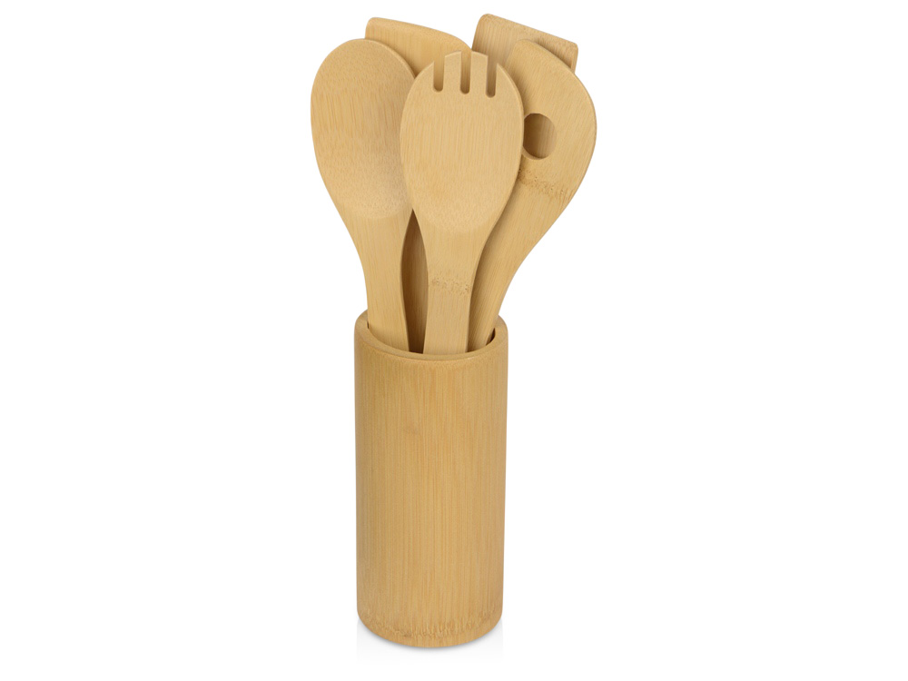 Набор кухонных принадлежностей из бамбука 6в1 Bestie-0