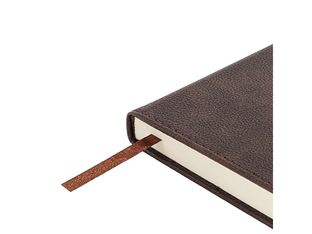 Ежедневник недатированный А5 Lyon, коричневый-4