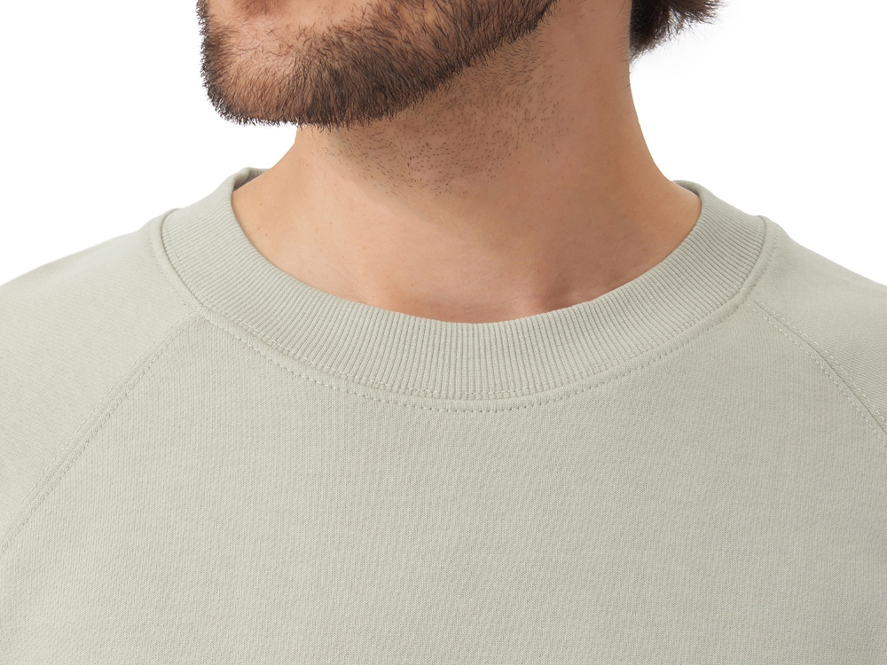 Свитшот оверсайз с рукавом реглан Belgrade, унисекс, оливковый-8