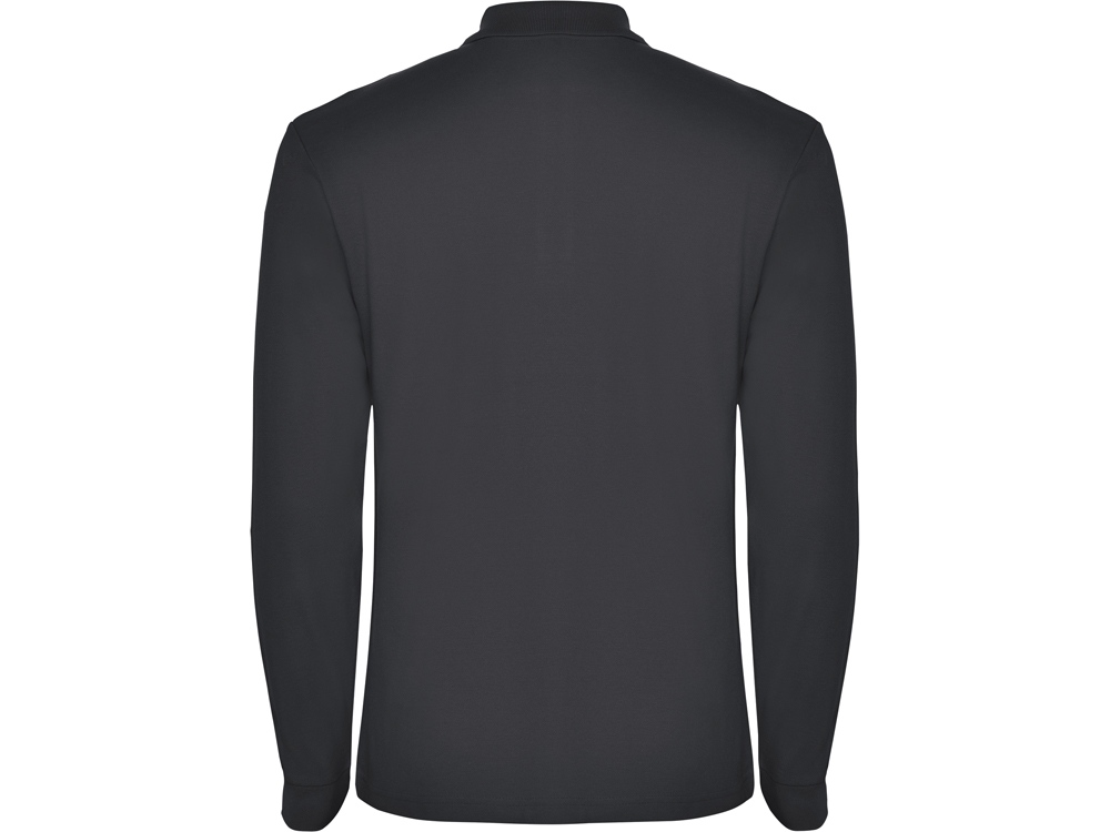 Рубашка поло Estrella мужская с длинным рукавом, графит-1