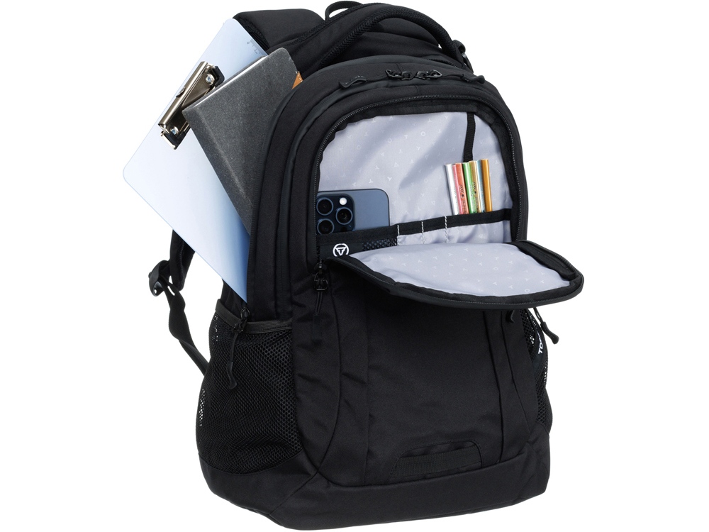 Рюкзак TORBER РАКЕТА с отделением для ноутбука 15, чёрный, полиэстер, 34 х 16,5 х 47 см, 24 л-8