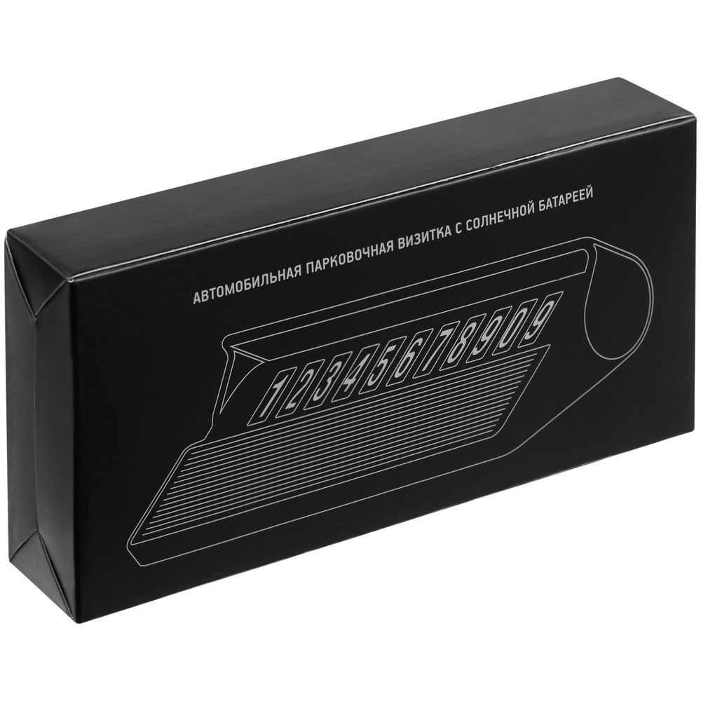Парковочная визитка Litera Solar, черная-5