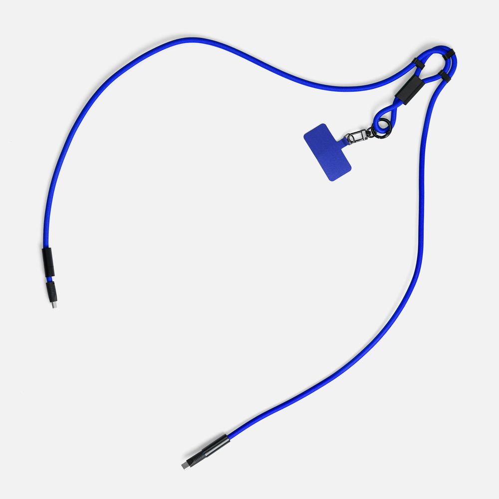 Кабель-ланьярд energyFlex Power Delivery 60 Вт, темно-синий-1