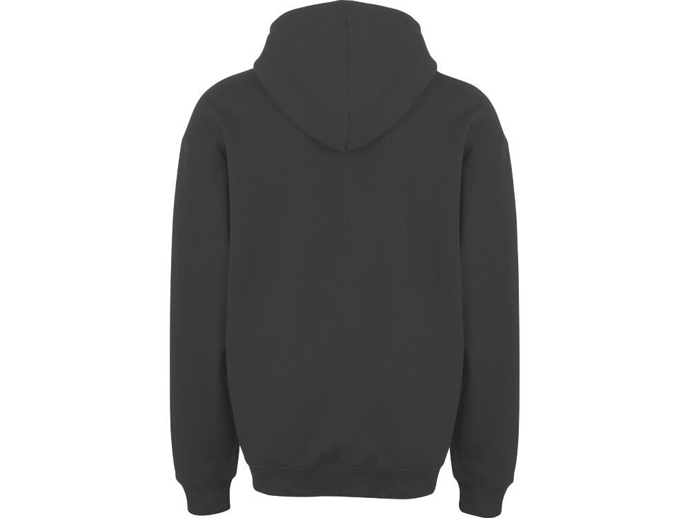 Толстовка с капюшоном оверсайз Berlin унисекс, темно-серый-9