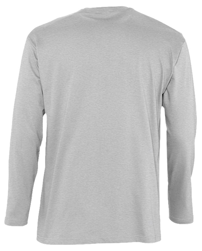 Футболка с длинным рукавом Monarch 150, серый меланж-1