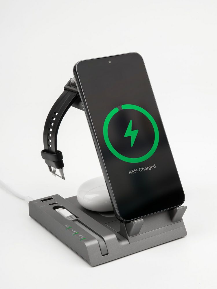 Зарядная станция Tres, серая-3