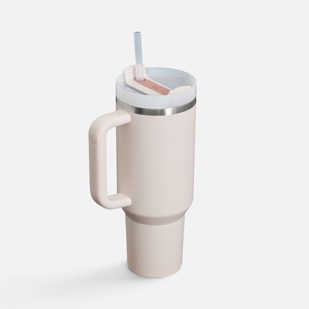 Термокружка Quencher H2.0 1180 с трубочкой, розовая-2