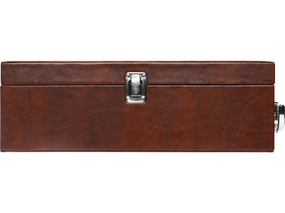 Набор аксессуаров для вина в подарочной коробке Fabrizio, коричневый-4