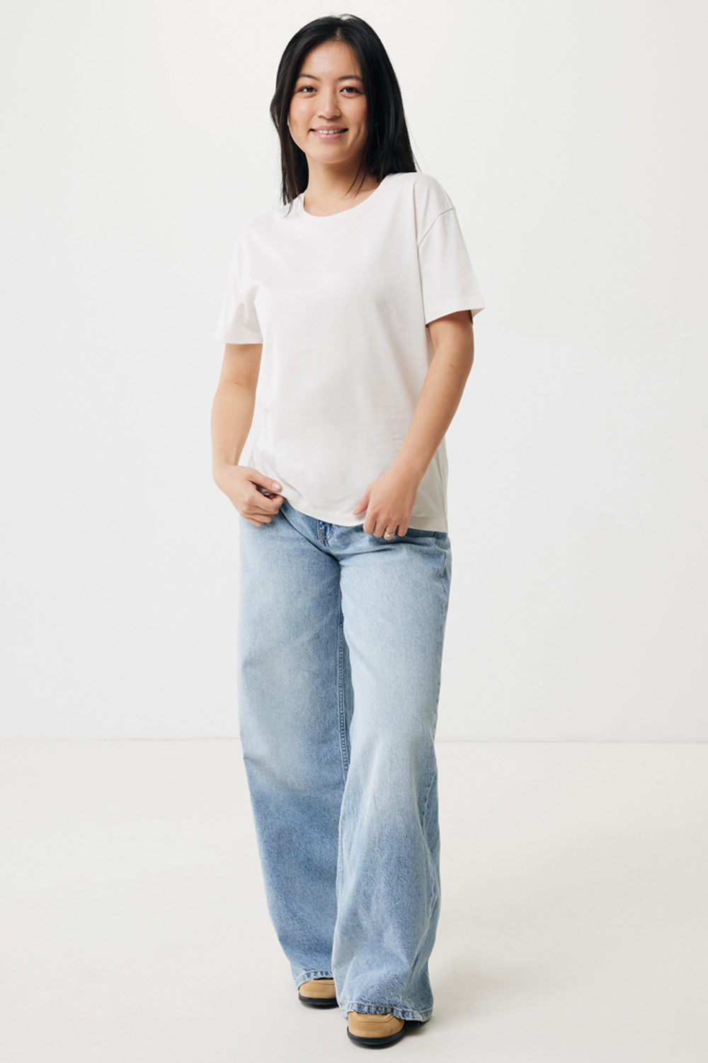 Футболка Iqoniq Yala из переработанного хлопка, женская, 160 г/м²-4