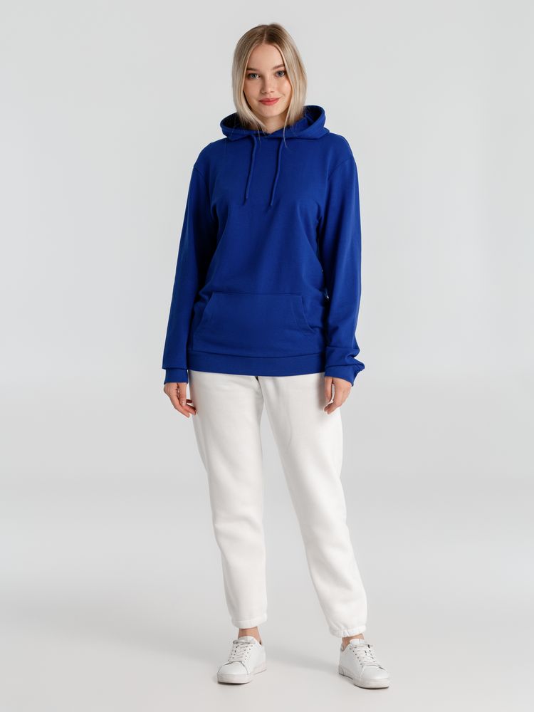 Толстовка с капюшоном унисекс Hoodie, ярко-синяя-6