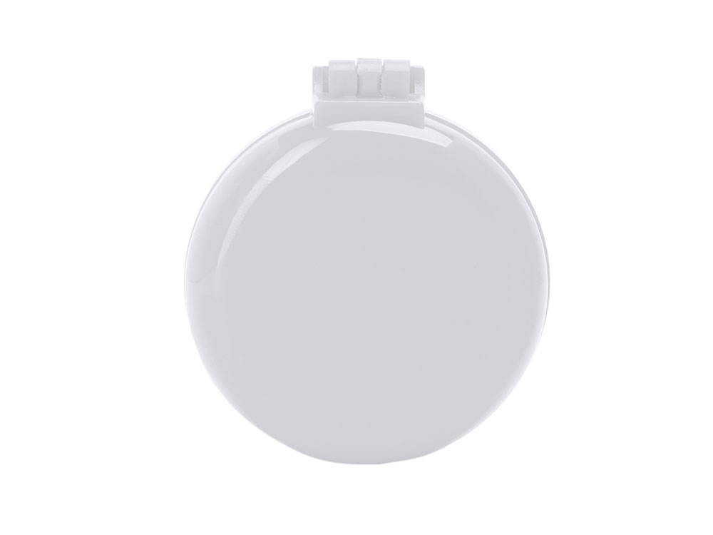 Складная щетка BLUNT с круглым карманным зеркальцем, белый-0