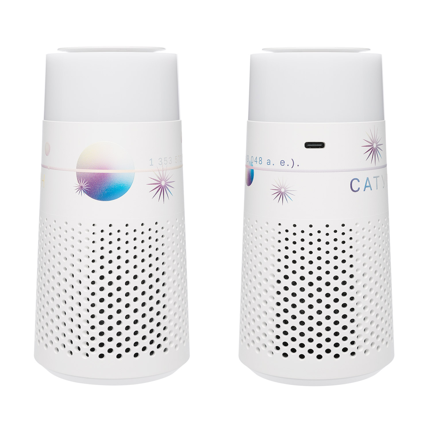 Очиститель воздуха с подсветкой Пьюр (Pure), белый-6