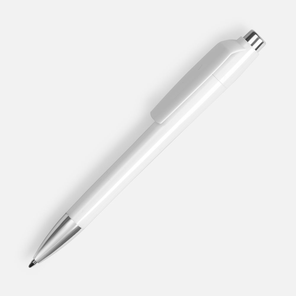 Ручка шариковая Klippa, белая-0